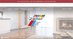 Desktop Screenshot of haustechnik-zeller.de