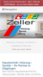 Mobile Screenshot of haustechnik-zeller.de